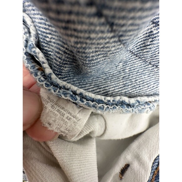 Vintage Levi’s Made USA Childrens Cut Off Denim Distressed Shorts size 24 kids‎ - Picture 10 of 11